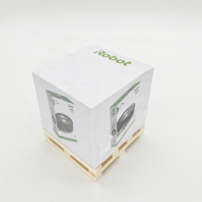 Wholesale Custom Logo 8.5*8.5cm Self Adhesive Sticky Notes Memo Cube Sticky Note Pad with Wooden Pallet