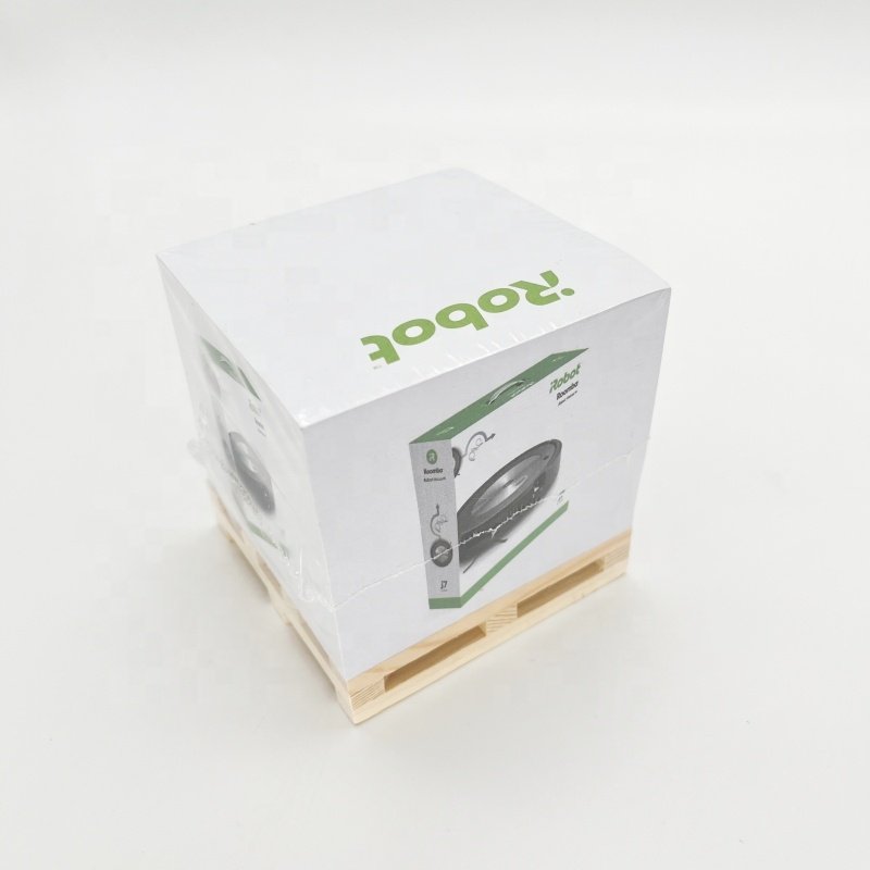 Wholesale Custom Logo 8.5*8.5cm Self Adhesive Sticky Notes Memo Cube Sticky Note Pad with Wooden Pallet