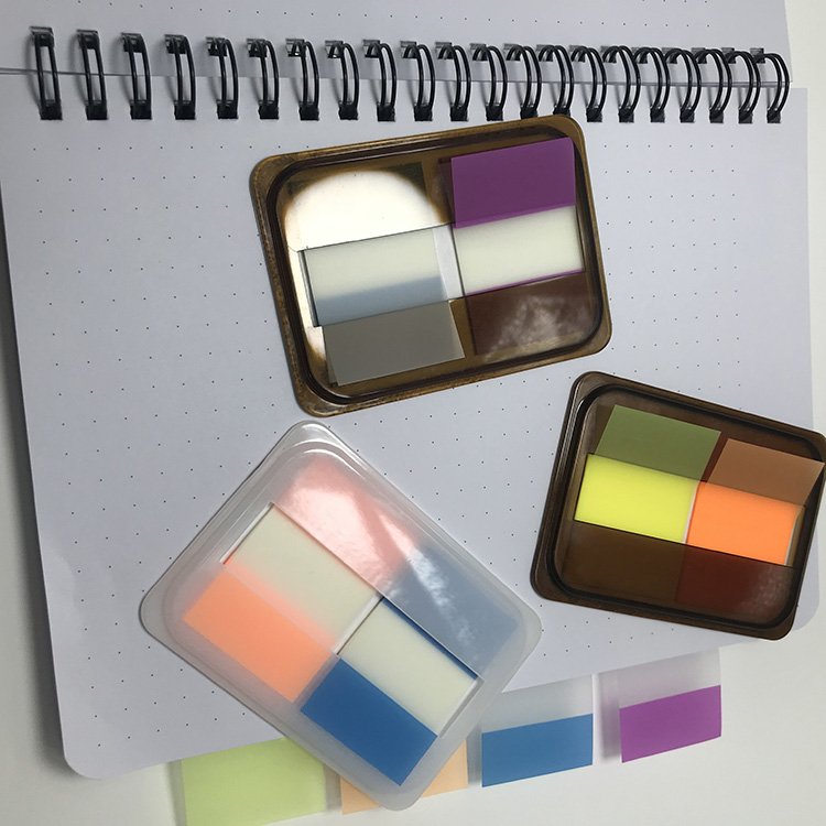 High quality custom logo colorful PET sticky note