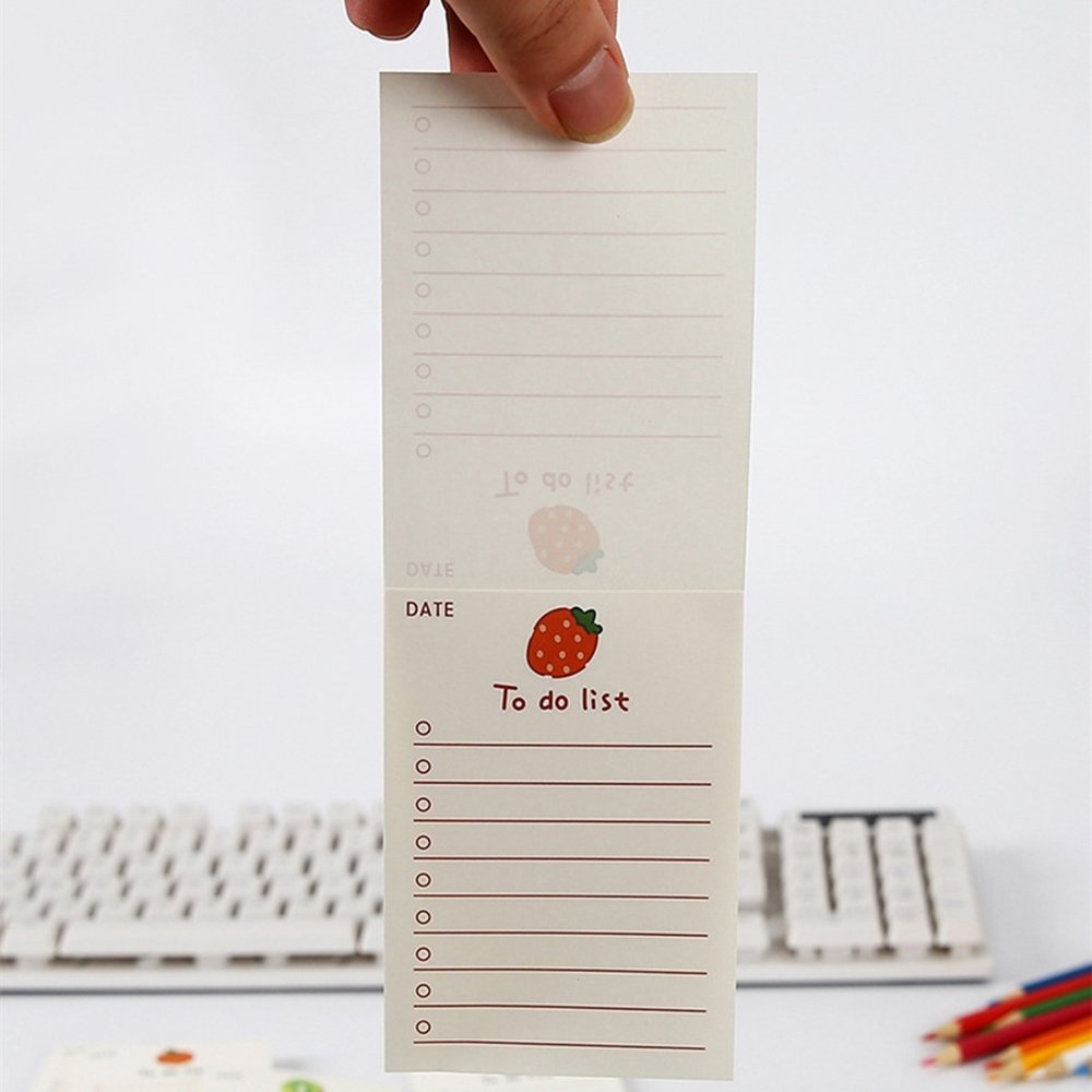50 Sheets Note Pads NON-Sticky Memo Pads Small Paper Lined Notepad Single-Side Printed for Writing School Work Office Supplies