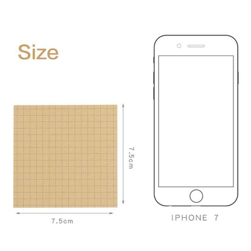 Wholesale custom size kraft strong adhesive paper cube memo pad stationary accessories sticky notes 3x3 craft manufacturer