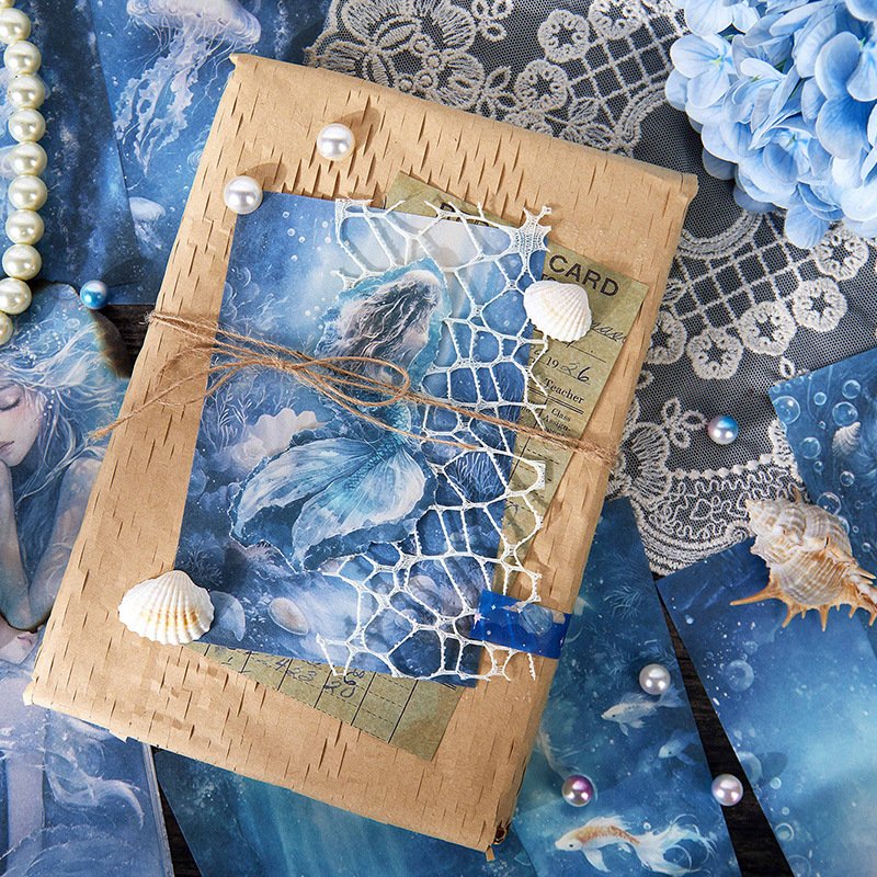 30pcs/pack Material Paper Jungle Maze Series Vintage Jungle Handbook Decoration Backing Material