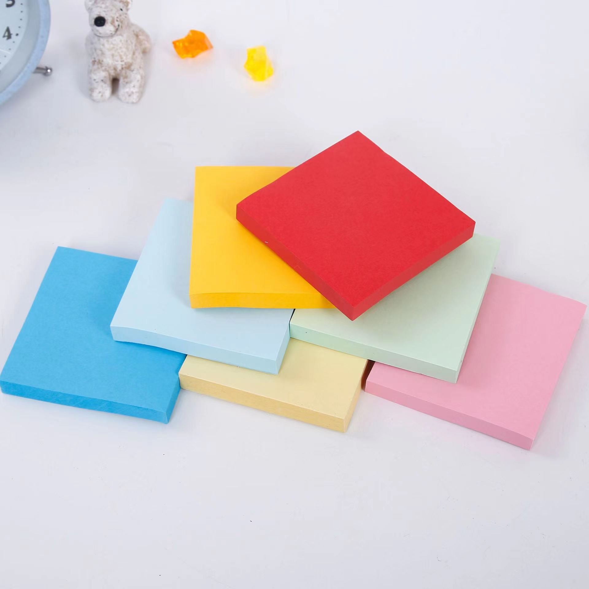 Factory Coloured Wholesale Custom Logo Eco-friendly Paper Sticky Notes Multicolor Sticky Notes