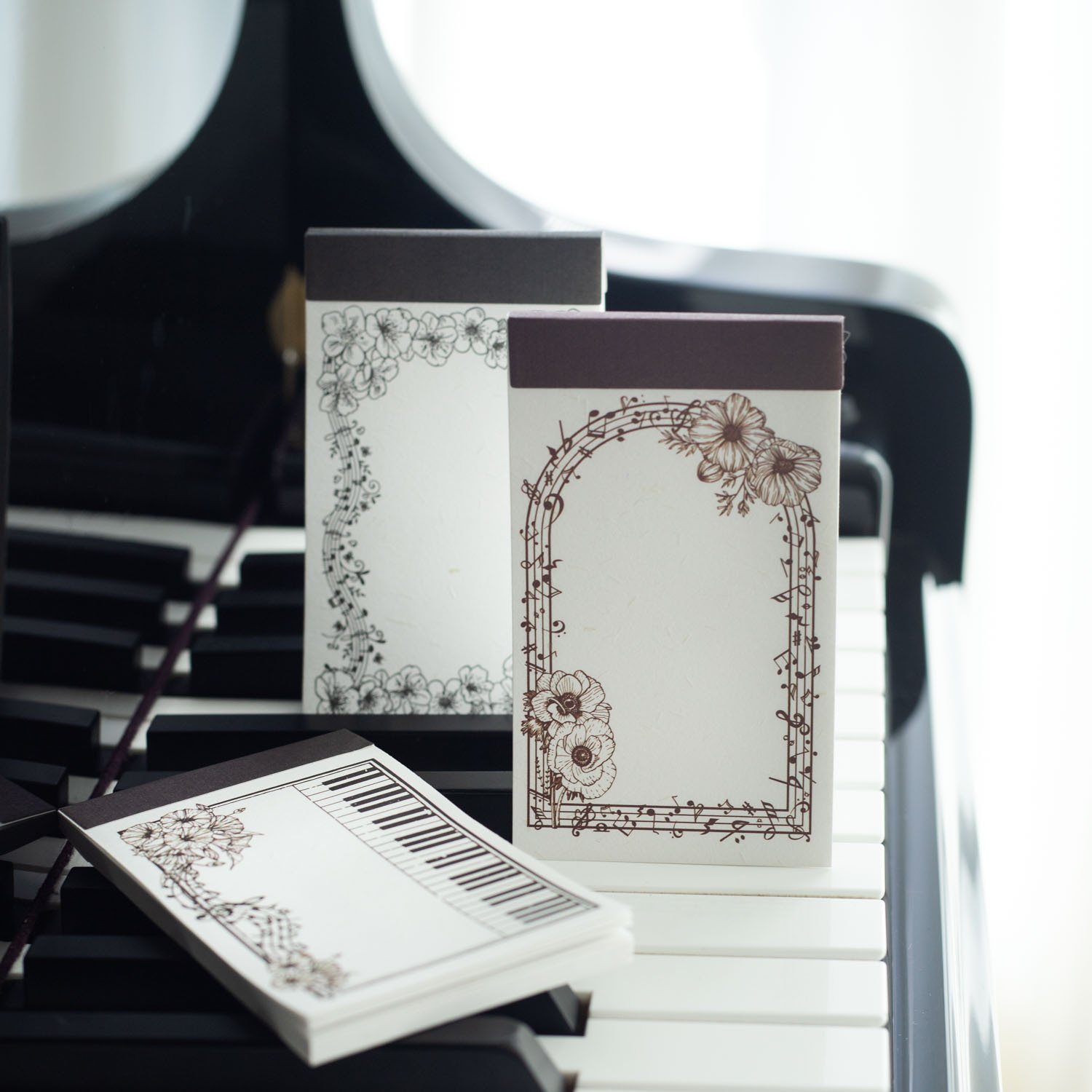 30 sheets/pack Notebook Garden Symphony Series Floral Texture Handbook Material