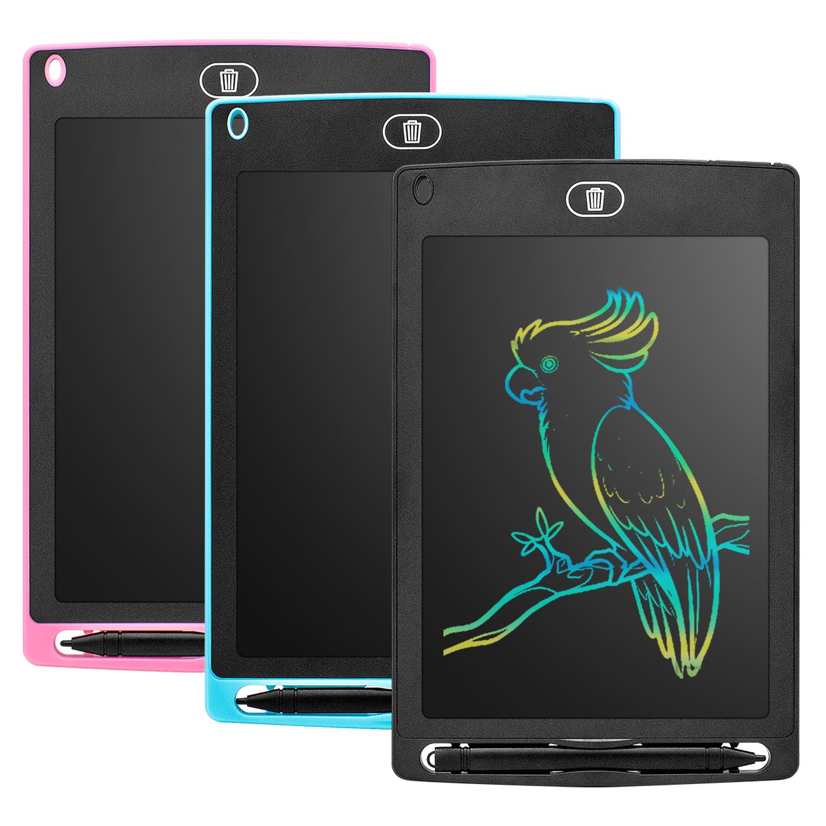 8.5 inch colorful digital LCD graphic Writing drawing doodle Scribbler board pad tablet Christmas gifts memo pad