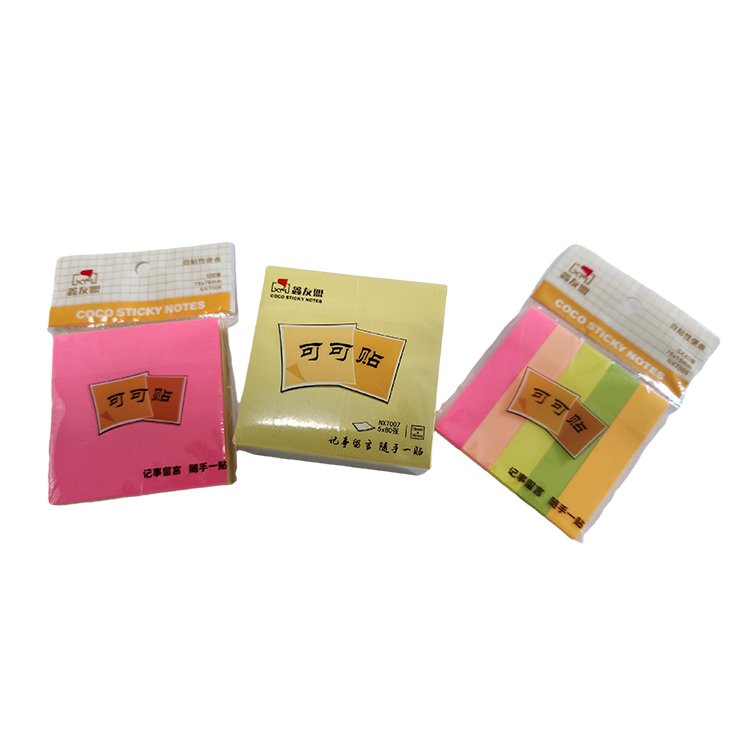 Hot sale custom size sticky note pad colors Sticky Notes custom logo print sticky note