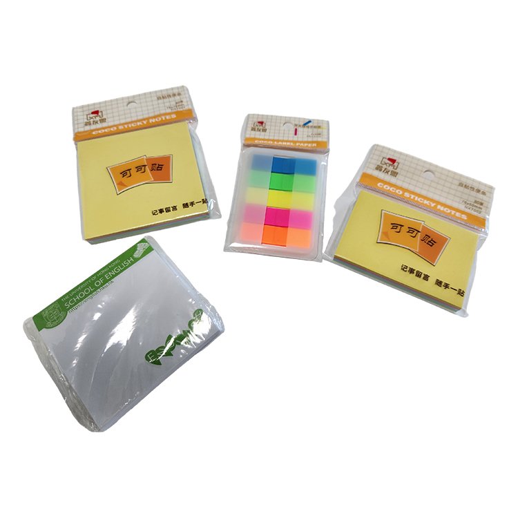 Hot sale custom size sticky note pad colors Sticky Notes custom logo print sticky note