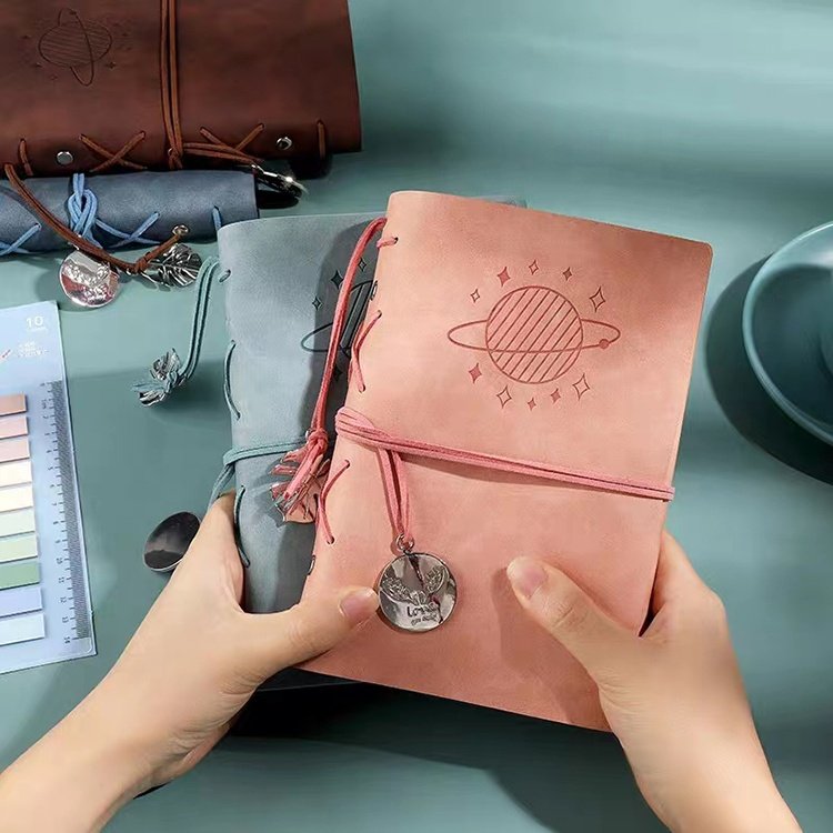 New Material Customizable Style Custom Luxury PU Leather Binder Clip Planner Notebooks Journal Notebook
