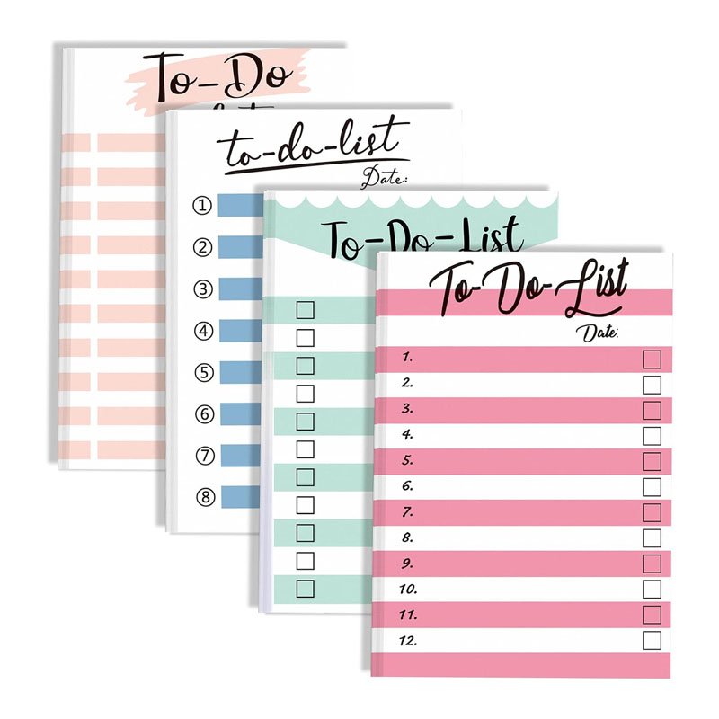 Wholesale A4 A5 Custom Printed weekly daily Note Pads School Office supplies To Do List Paper memo pad Shopping List Notepad