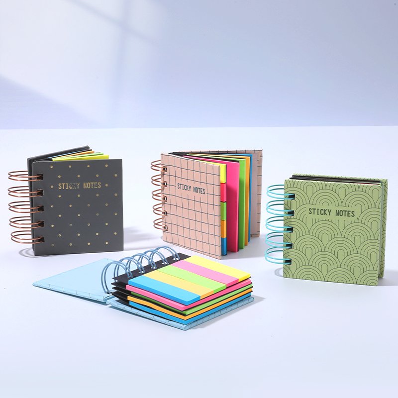 2024 New Design Custom Students Portable Colorful Kawaii Sticky Note Memo Pad Set for Writing