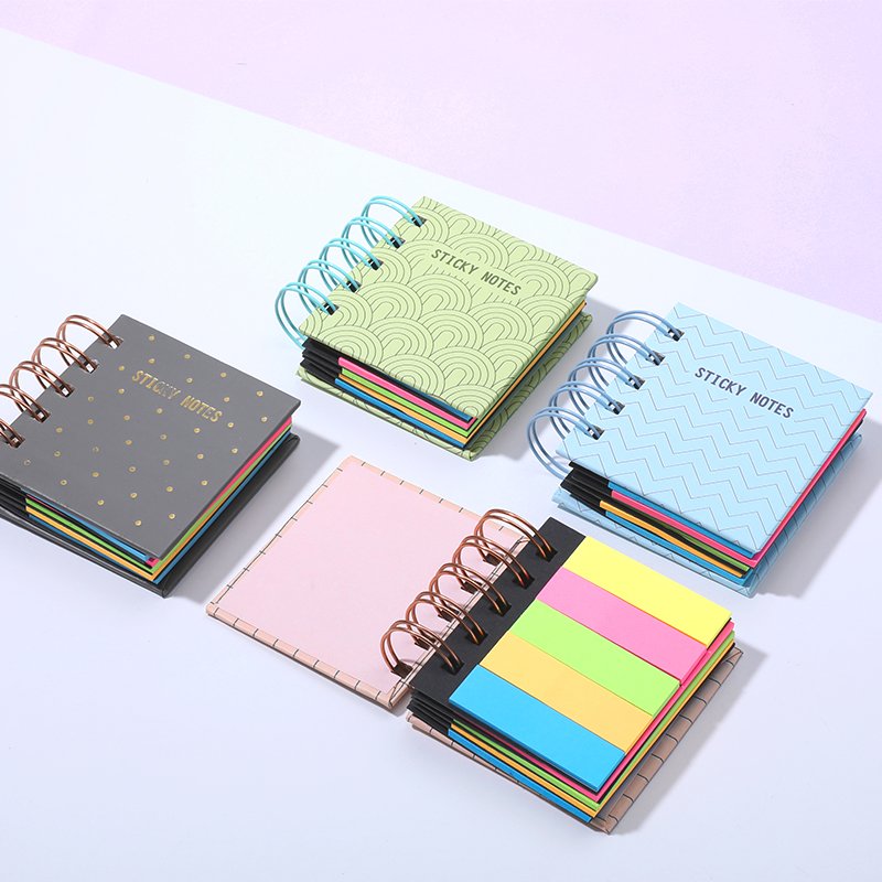 2024 New Design Custom Students Portable Colorful Kawaii Sticky Note Memo Pad Set for Writing