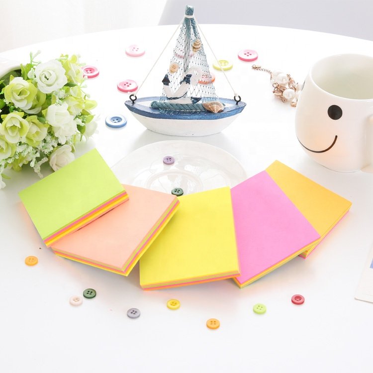 Factory Cheap Sticky Notes Custom Shape Post See Through It Notepads Wholesale Memo Pads School Stationery Office Supplies
