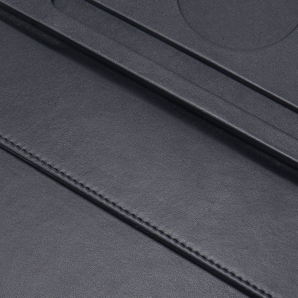 Wholesale A4 Pu Leather Storage Office Clipboard Paper Filing Folder Writing Desk Pad with Cup Coasters