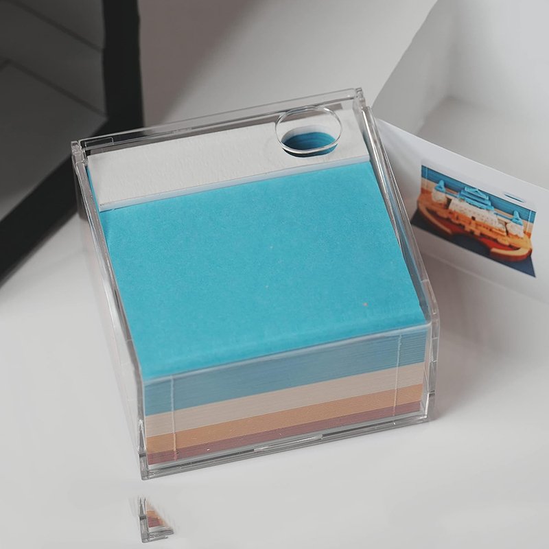 Model Exquisite Portable Company Colour Gifts Hand Sticky Notes Party Holiday Supplies 3D Sticky Notes