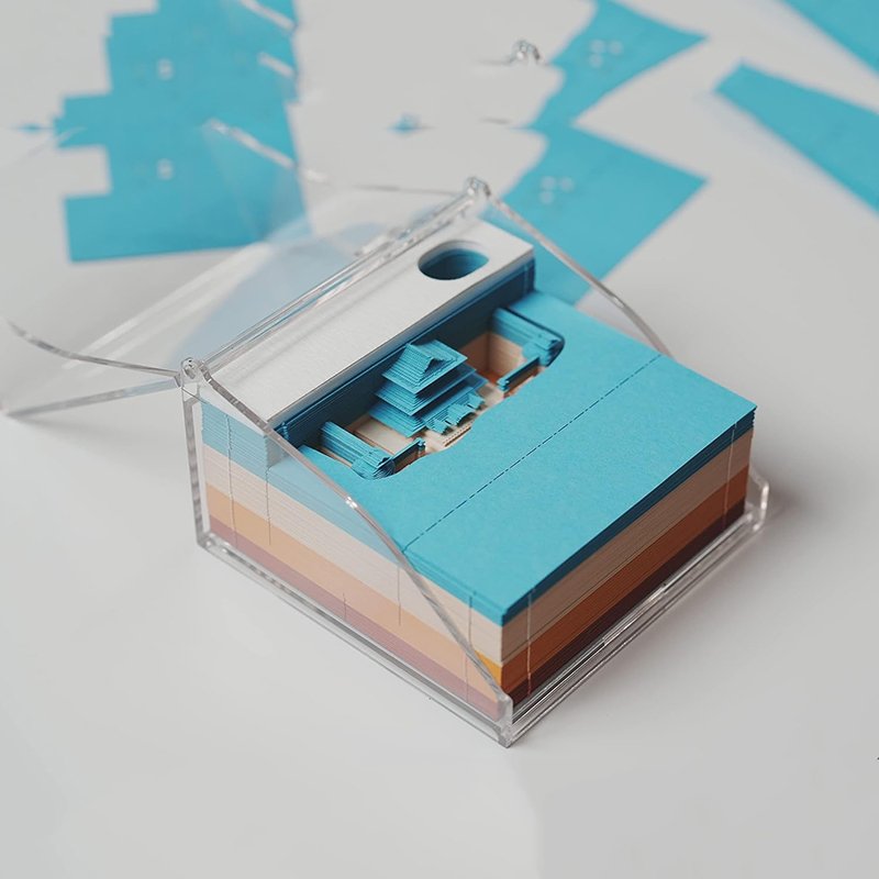 Model Exquisite Portable Company Colour Gifts Hand Sticky Notes Party Holiday Supplies 3D Sticky Notes