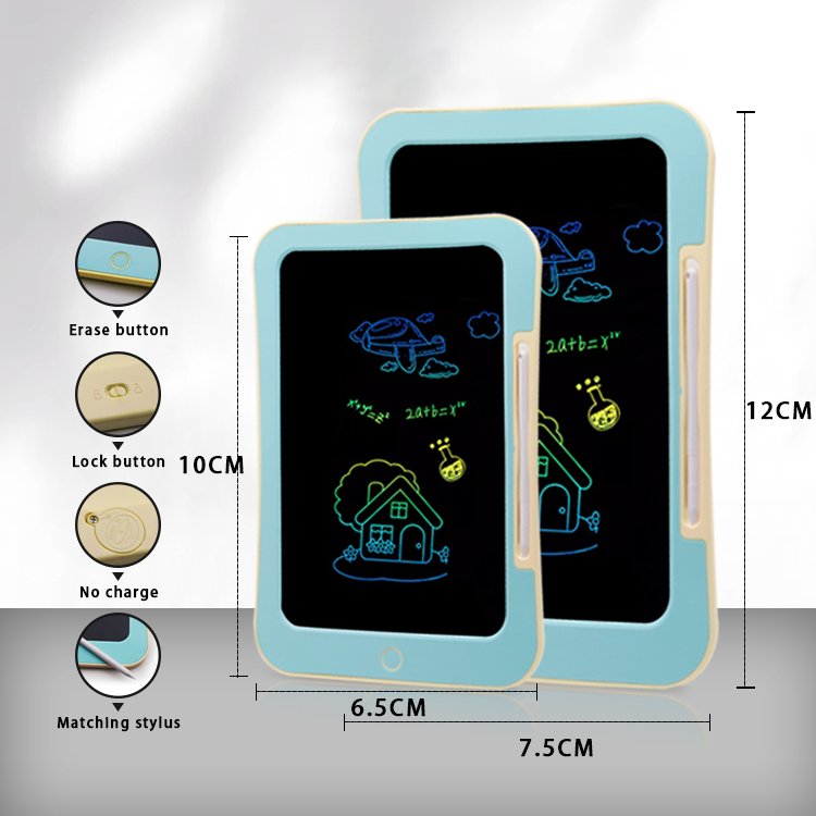 Kids LCD Writing Tablets Erasable Memo Pad for Electric Writing and Drawing Child-Friendly Writing Pad