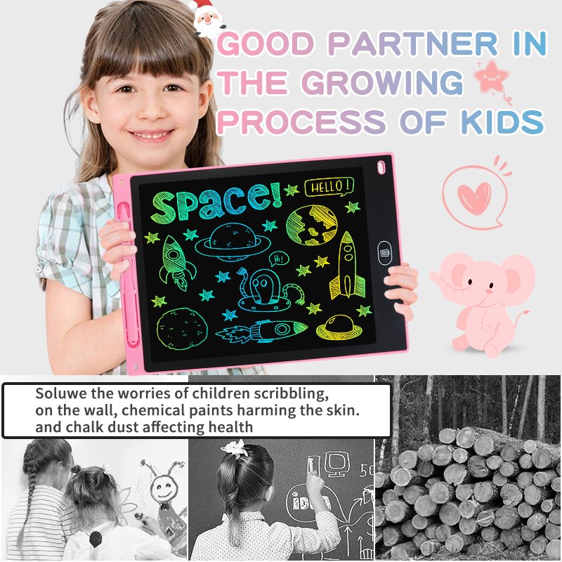 Paperless Magic Drawing Pad 8.5 10 12 inch LCD Writing Tablet For Kids Drawing Toys Birthday Gifts Erasable Pad