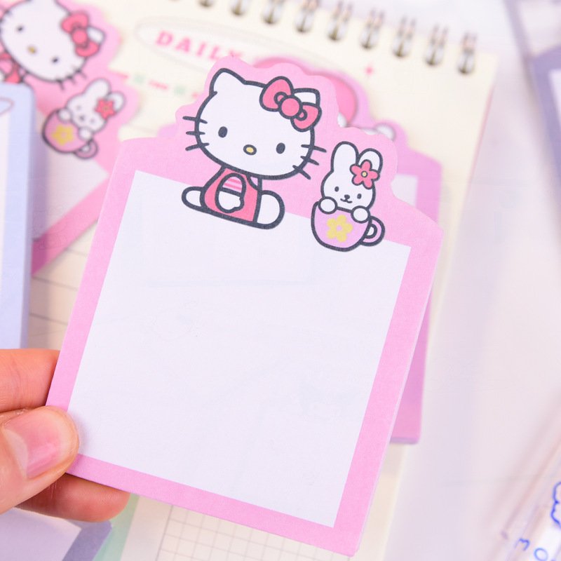 Custom Personalized Reusable Square Stationery Sticky Note Memo Pad