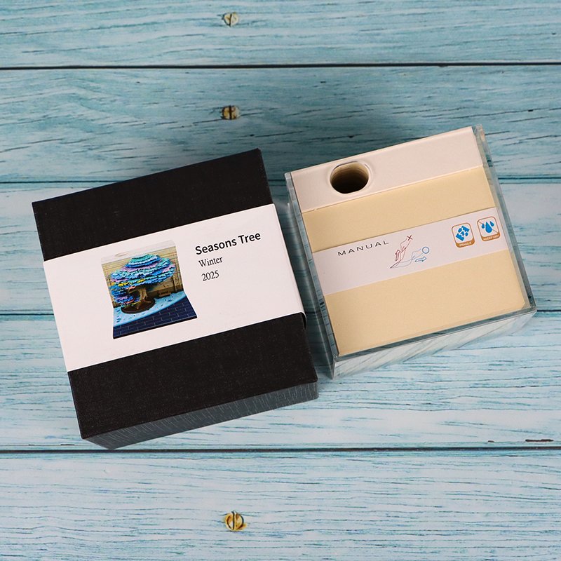 Hot Selling 2025 Desk Calendar Custom Size Monthly Weekly Desk Calendar Novelty Gift Diy Paper Art 3D Calendar With Gift Box