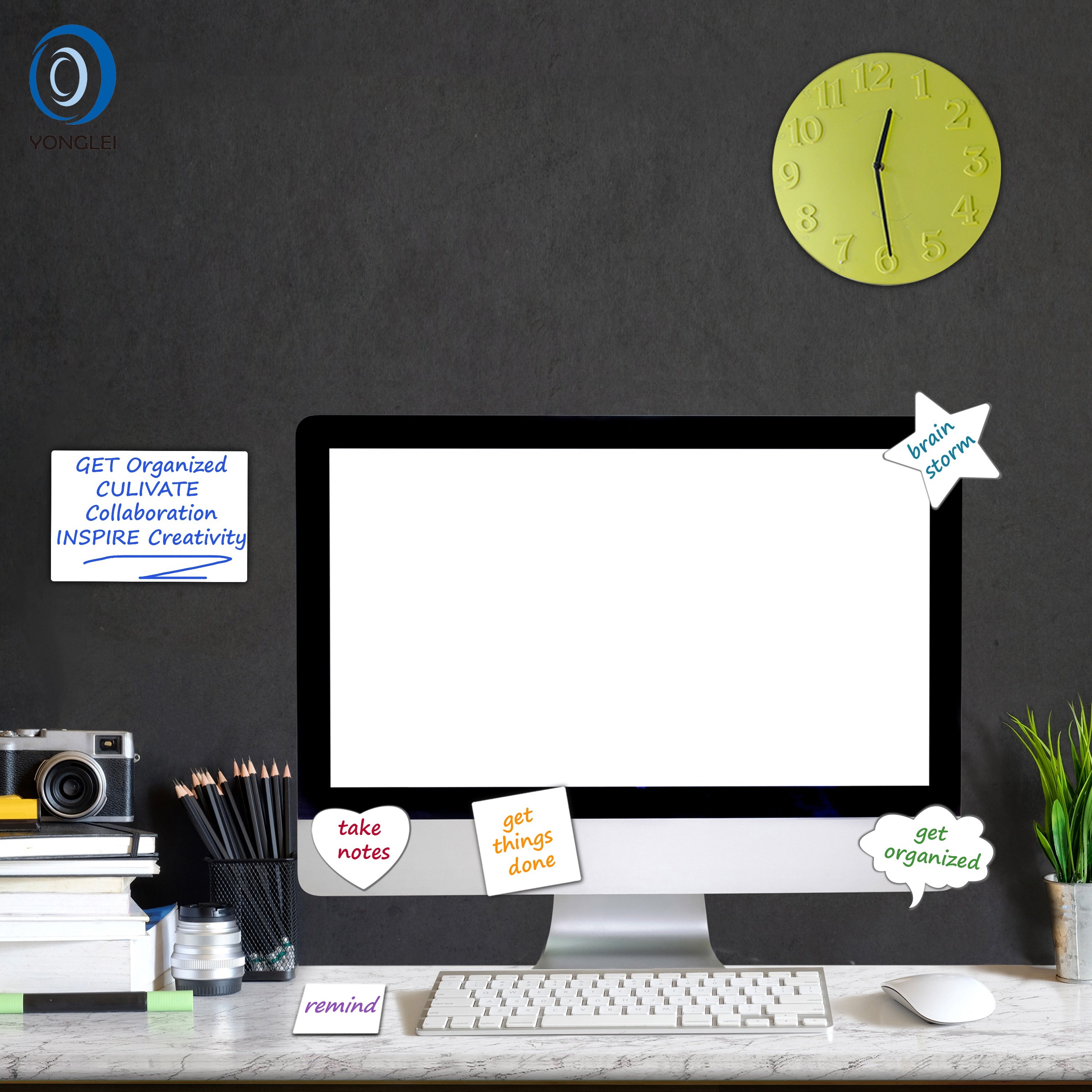 SN1.0-1 Yonglei nano reusable dry eraser memo pad sticky board for notes