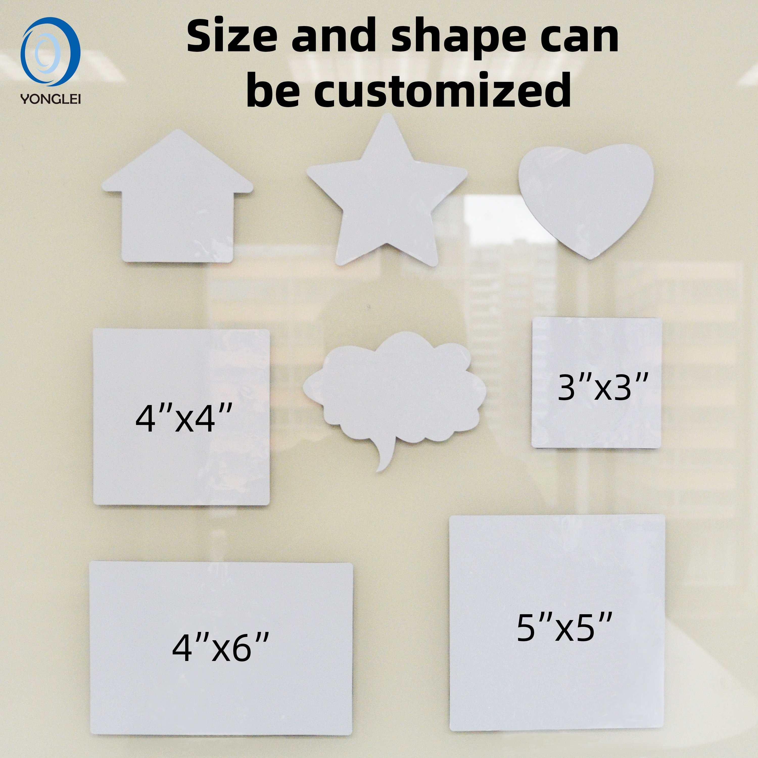 SN1.0-1 Yonglei nano reusable dry eraser memo pad sticky board for notes