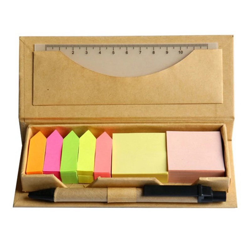 Custom high quality color 2021 sticky note pad home office student mark message retro sticky notes