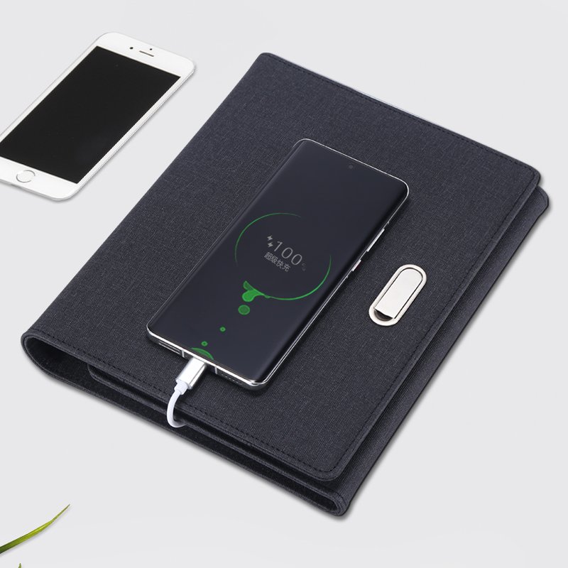Manufacturer Handwriting Boards Digital Powerbank Notepad with USB Flash Drive Phone Charging Notebook