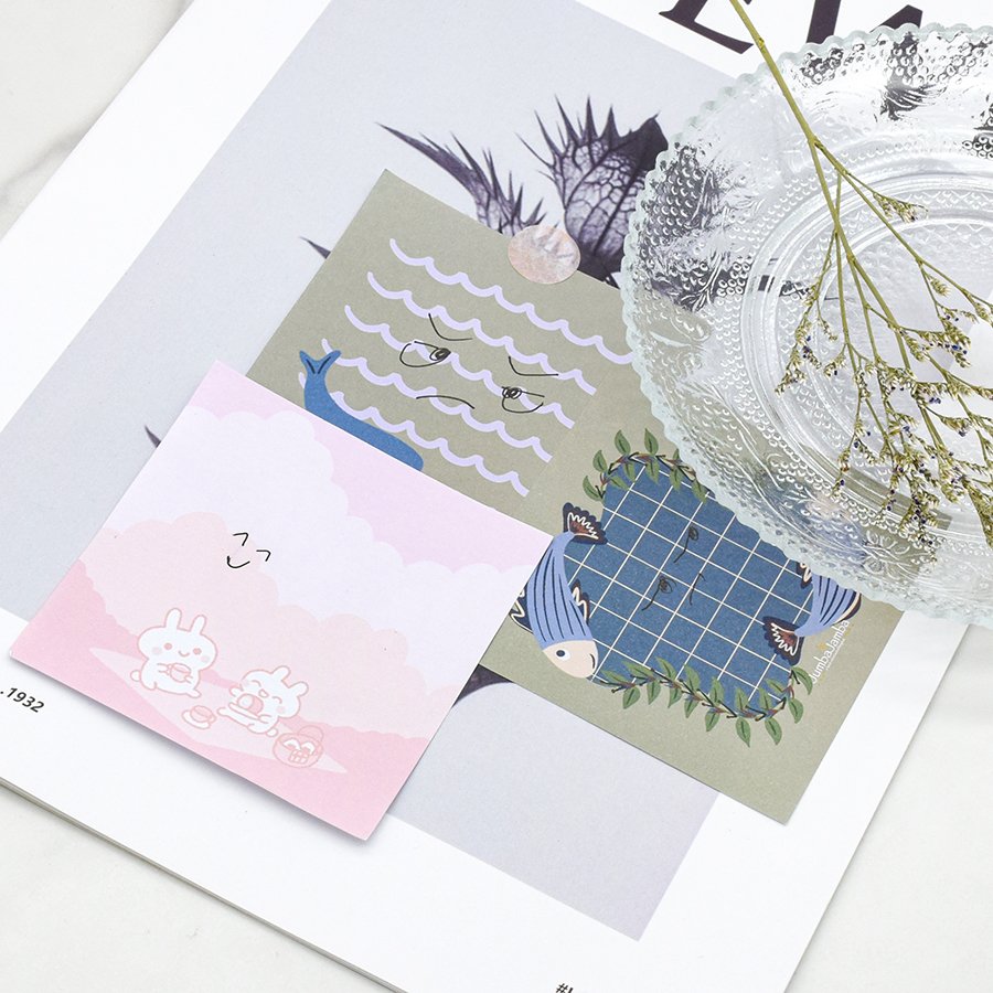 Wholesale Customized Mini Stationery Accessories Cute Self-Adhesive Notepad With Notes