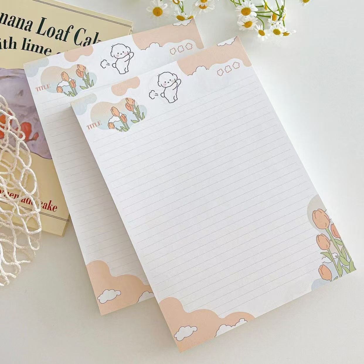 Kawaii Sticky Notepad Memo Pads Office School Stationery Adhesive Stickers Posted it Sticky Note Pad Custom
