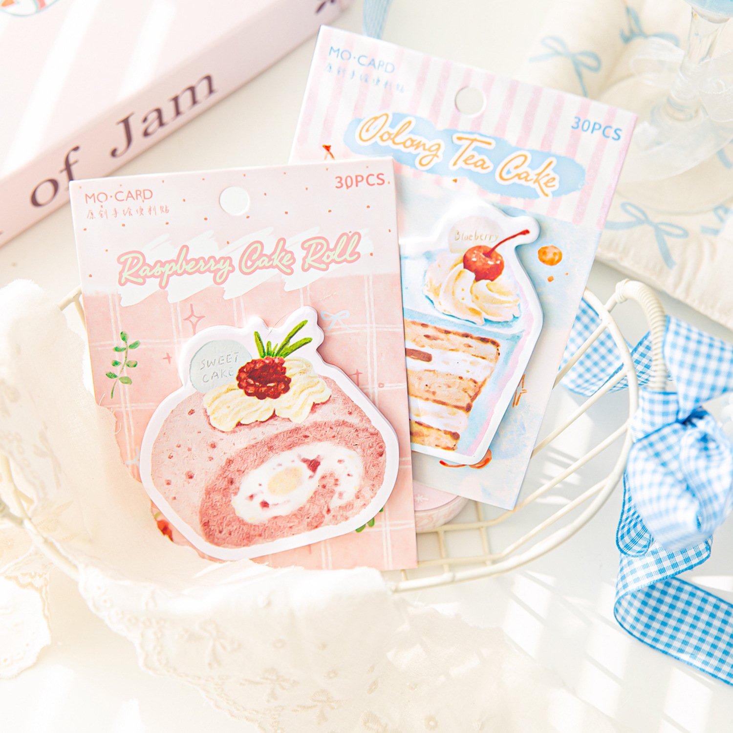 Simulation Sweet Cake Shape Sticky Note Students Memo Pad Stationery Gifts N Messages Decorative Stickers Customized Wholesale