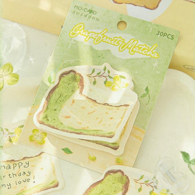 Simulation Sweet Cake Shape Sticky Note Students Memo Pad Stationery Gifts N Messages Decorative Stickers Customized Wholesale