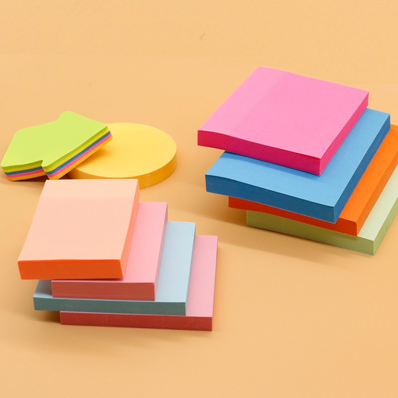 custom colour stationaries see through pastel memo pad kawaii translucent set cute clear transparent sticky note