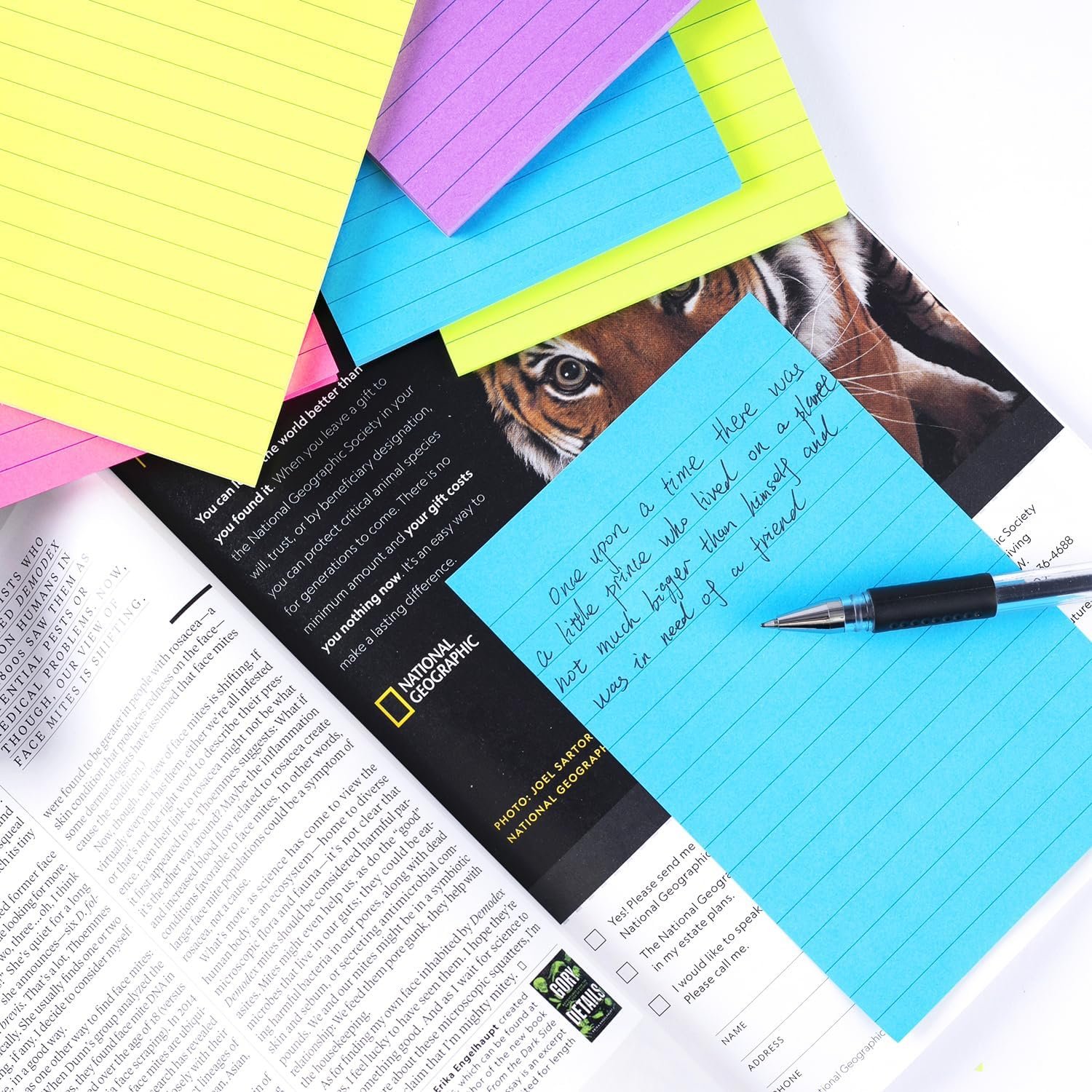 Notepad Custom Easy to Post 120 Sheets Adhesive 4x4Inch Printed Sticky Note Memo Self Stick Note Pads