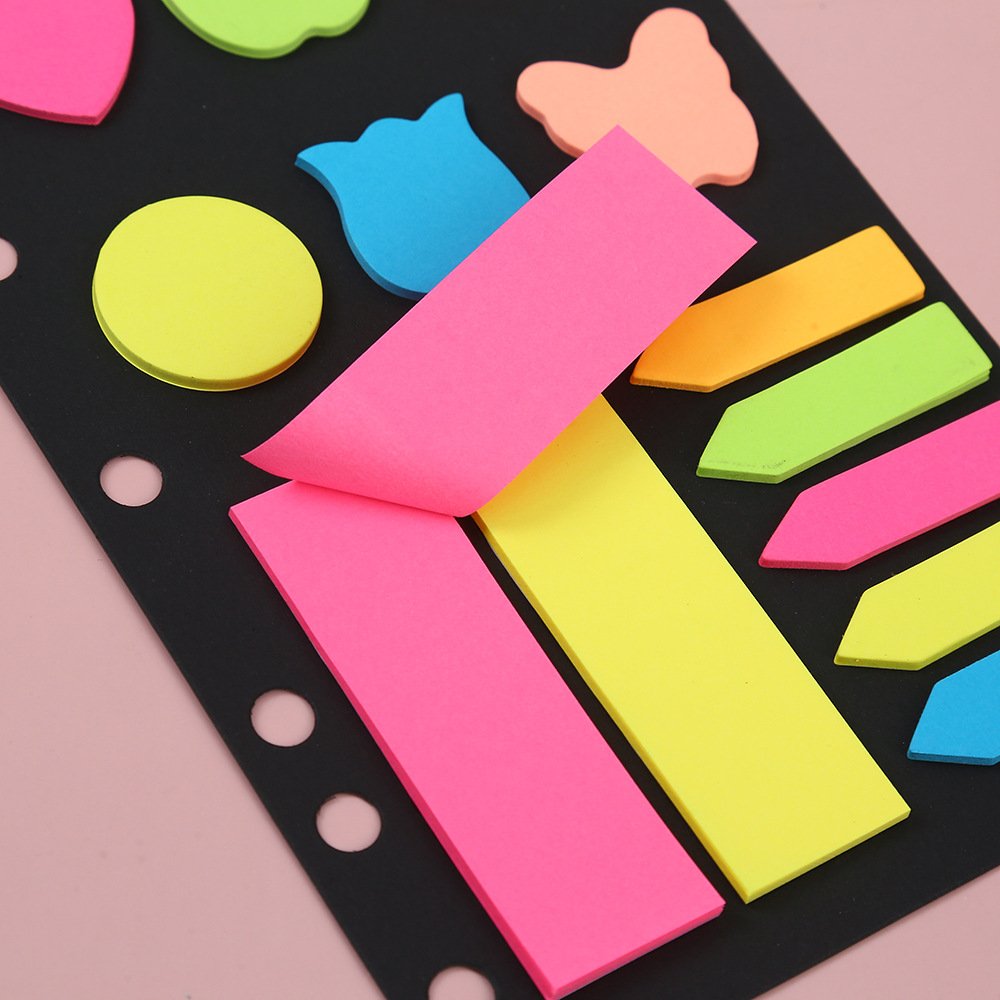 Office Teaching Stationery Can Replace Notebook Creative Fluorescent Combination Convenience Sticky Note Wholesale