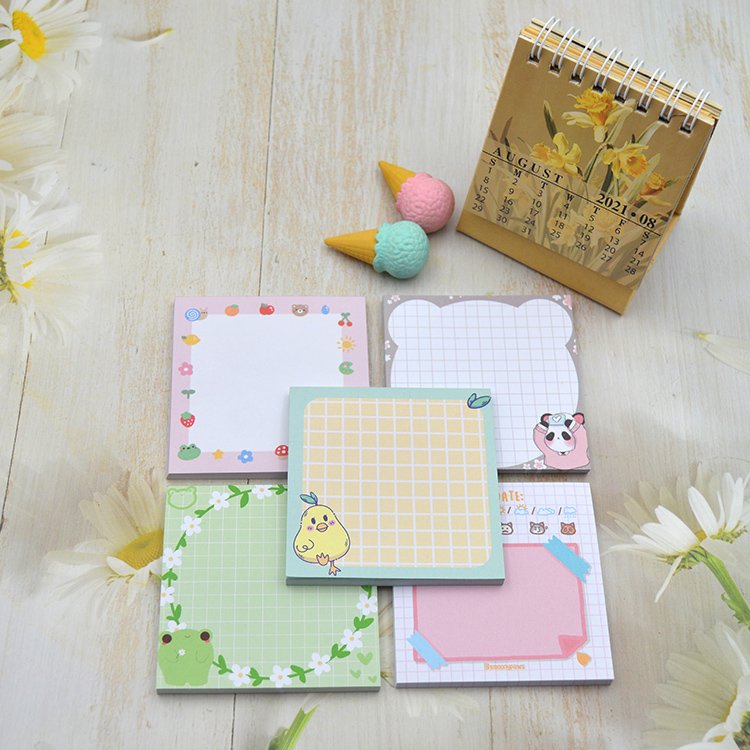 Manufacturer Customized Note Pad Custom Waterproof Note Sticky Notes Stickers Memopad For Student