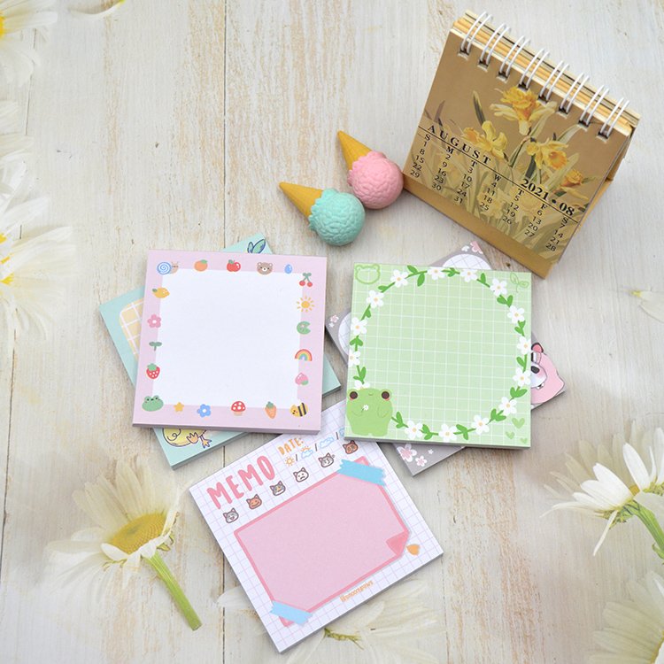 Manufacturer Customized Note Pad Custom Waterproof Note Sticky Notes Stickers Memopad For Student
