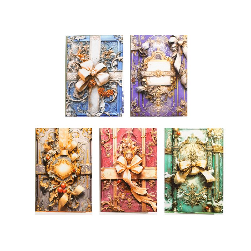 30pcs/pack Material Paper Christmas Book Series Handbook Material Decorative Collage Base Stickers Stickers Notes Messages