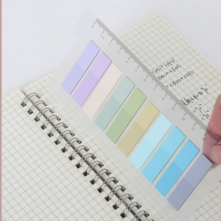 Index tabs New multi colors sticky Transparent pet index tabs Office pastel bookmark stationery sticky note