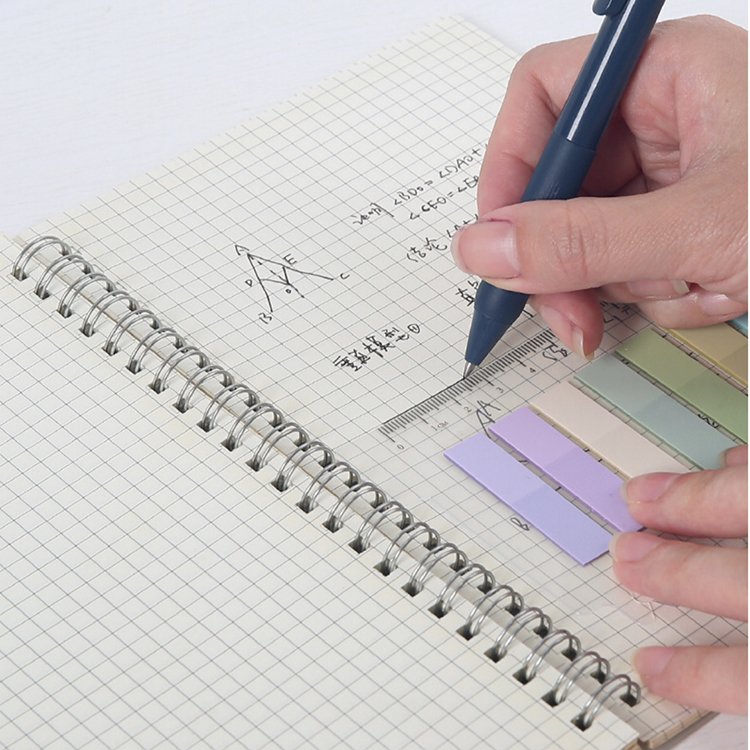 Index tabs New multi colors sticky Transparent pet index tabs Office pastel bookmark stationery sticky note