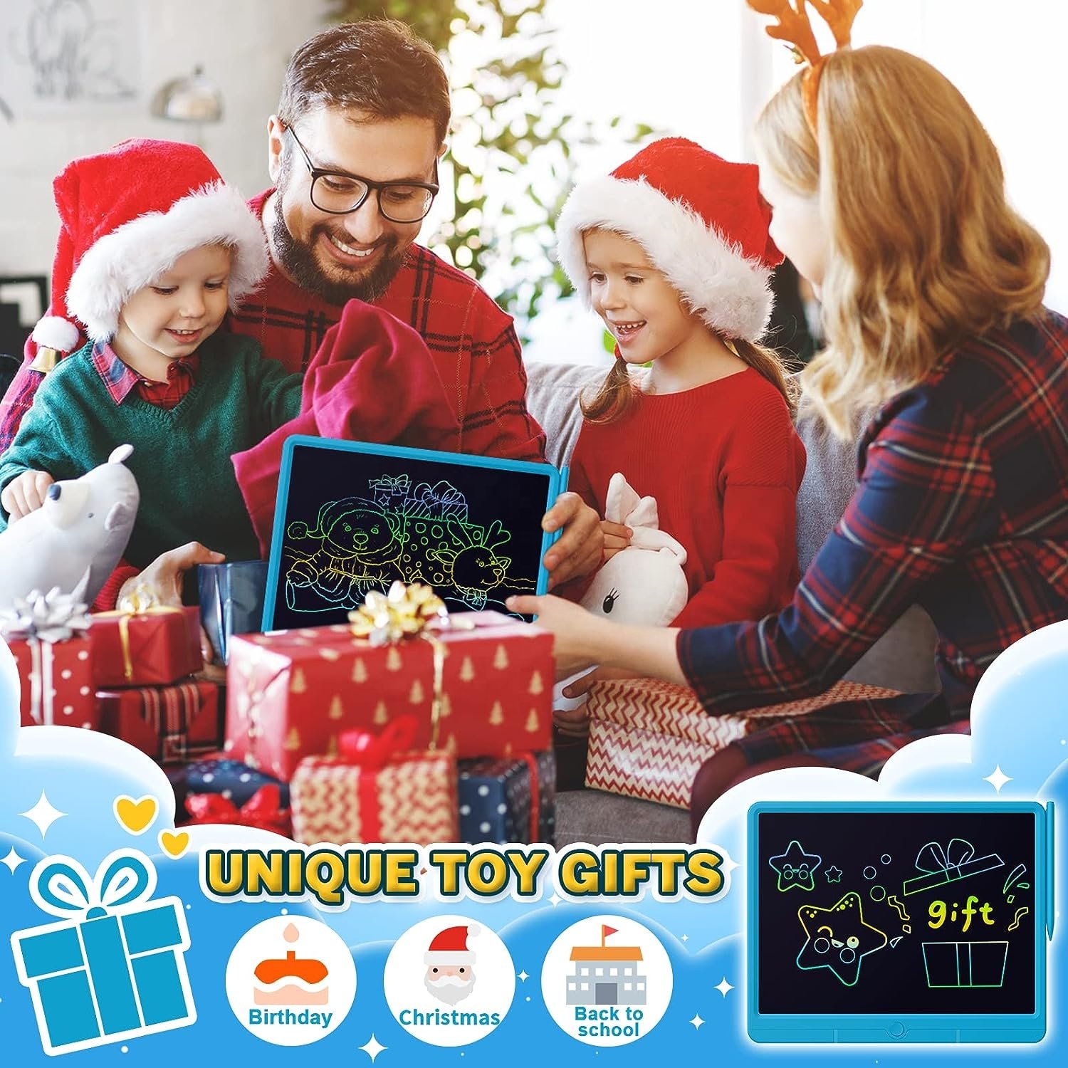 Trending Products 2025 New Arrival Lcd Writing Tablet Color Drawing Board For Kids Lcd Writing Tablet 8.5 12 Lcd Writing Tablet