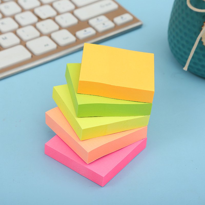 Customized size bright color strong adhesive Sticky Notes for office/school