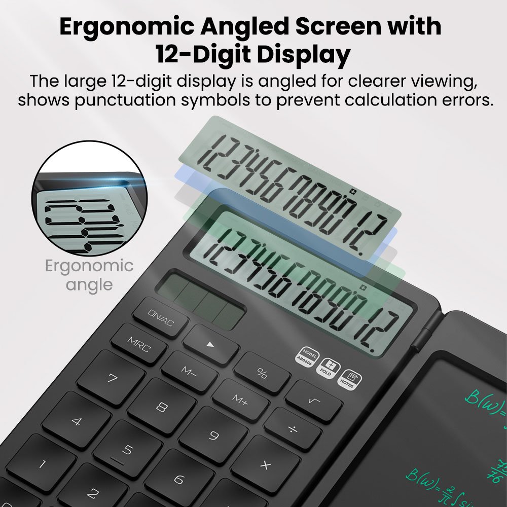 Newyes Customized Portable 6.5 inch Digital Calculator Writing Tablet LCD Drawing Board with Calculator for Office Using