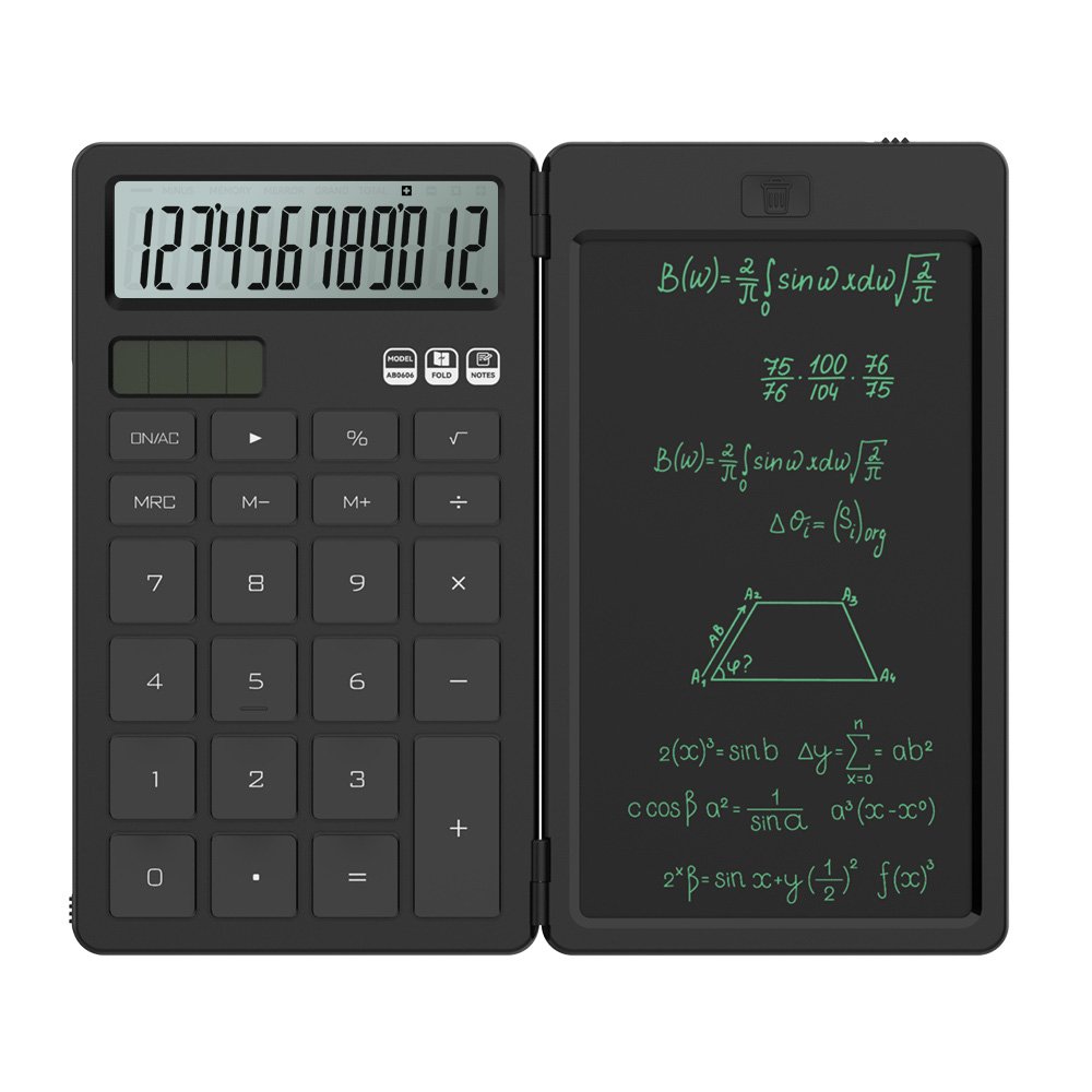 Newyes OEM Portable Mini Calculator 6.5 Inch LCD Writing Tablet Folding Calculator Digital Drawing Pad Digital Writing Tablet