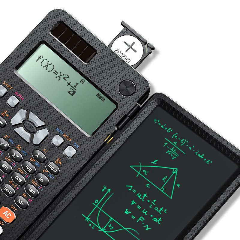 NEWYES Folding Digital Notepad Scientific Calculator Graphic LCD Writing Board