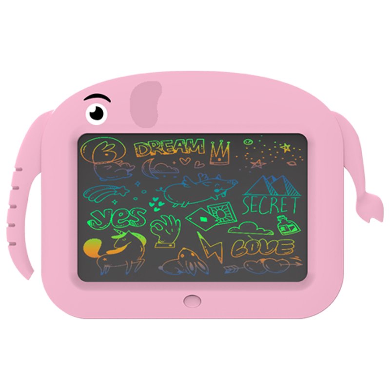 11'' Elephants LCD Kids pad Children's Cartoon Animals LCD drawing board Erasable Electronic writing tablet