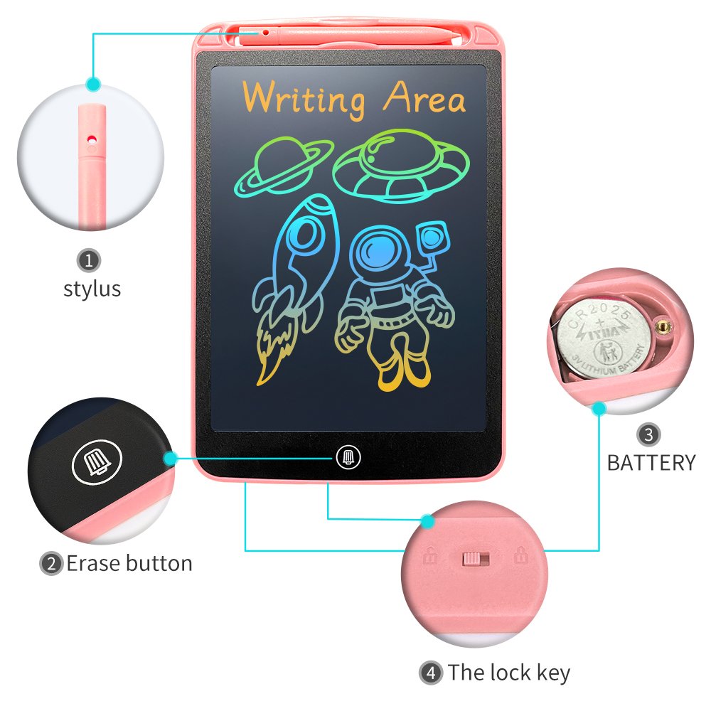 Eco Drawing toys wholesale portable 10 inch LCD writing tablet educational digital doodle pad drawing board for Kids