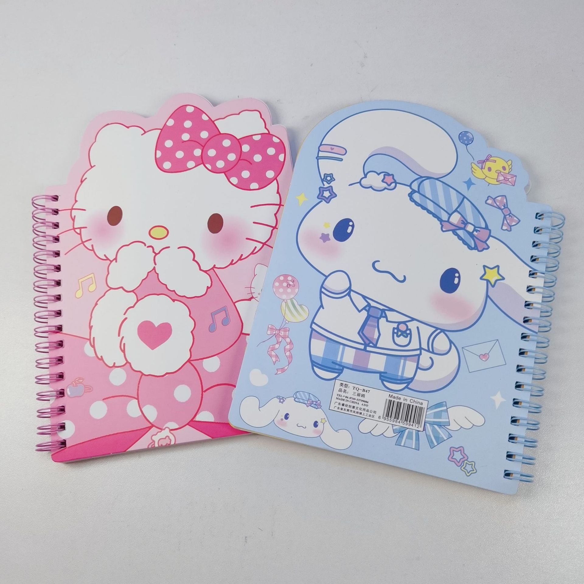 Stationery Kuromi Notebook, Cute KT note book, Cartoon anime Melody note pad