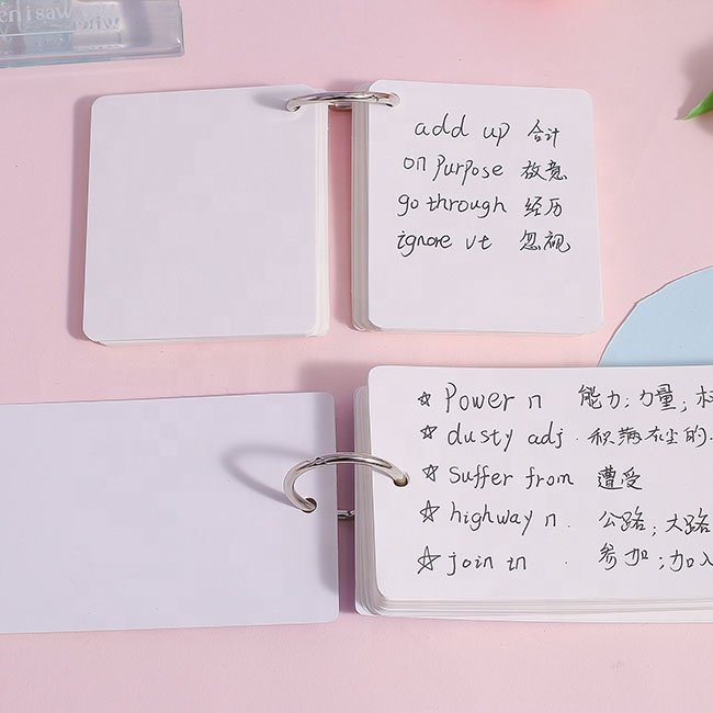 12K colorful smart tiny vocabulary word book girls reminder note tip memo pad for student