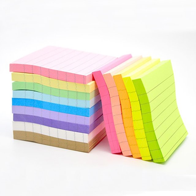 Hot Sale 3X3 100 Pages Poly Pack Sticky Notes Memo Pads