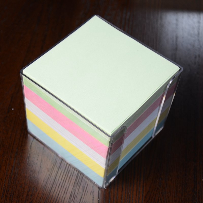 Manufacturer customized with logo and with plastic box memo pads paper cubes notepad paper note paper block memo cubes